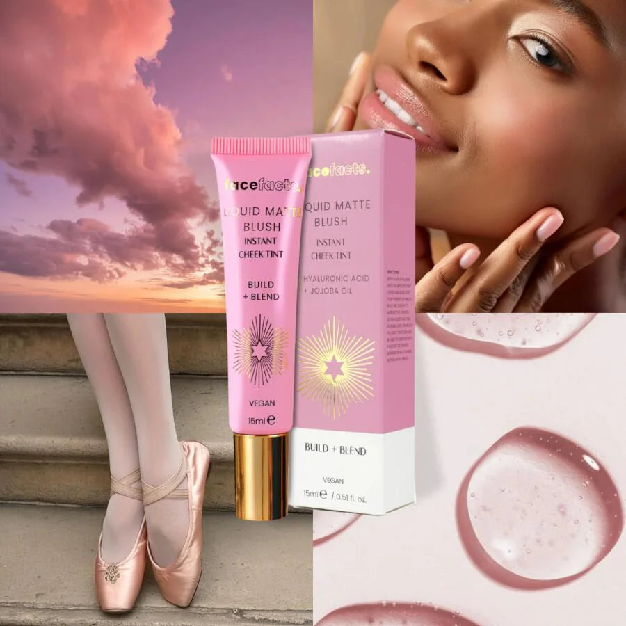 Face Facts Build + Blend Liquid Matte Blush - 15ml by Face Facts