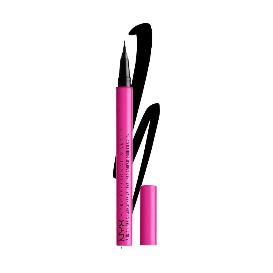NYX Jumbo Lash! 2-in-1 Liner & Lash Adhesive - 01 Baddest Black by NYX