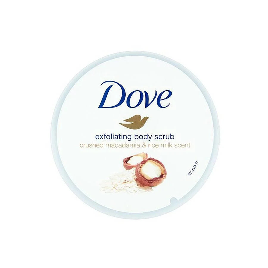 Dove Crushed Macadamia & Rice Milk Scent Exfoliating Body Scrub - 225ml by Dove
