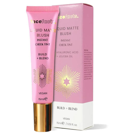 Face Facts Build + Blend Liquid Matte Blush - 15ml by Face Facts