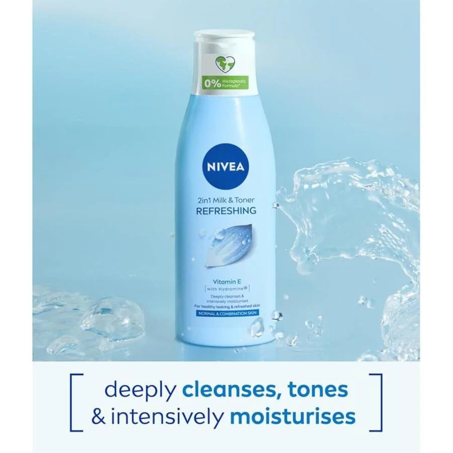 Nivea 2in1 Refreshing Milk & Toner - 200ml (3029) by Nivea