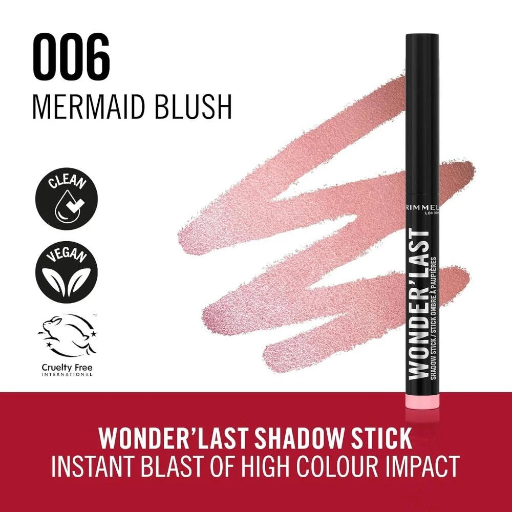 Rimmel Wonder'Last Shadow Stick - 006 Mermaid Blush by Rimmel