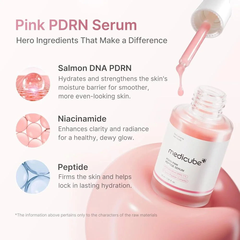 Medicube PDRN Pink Peptide Serum - 30ml by Medicube