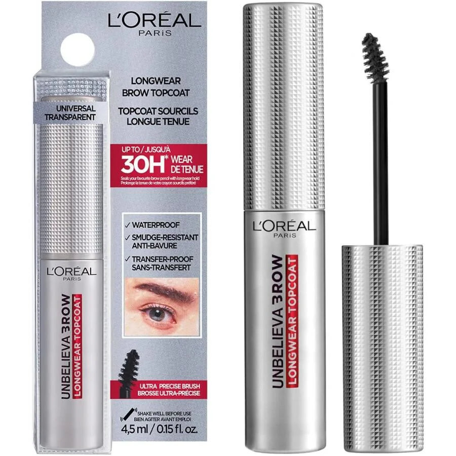 L'Oreal Unbelieva Brow Longwear Top Coat Gel - 4.5ml by L'Oreal